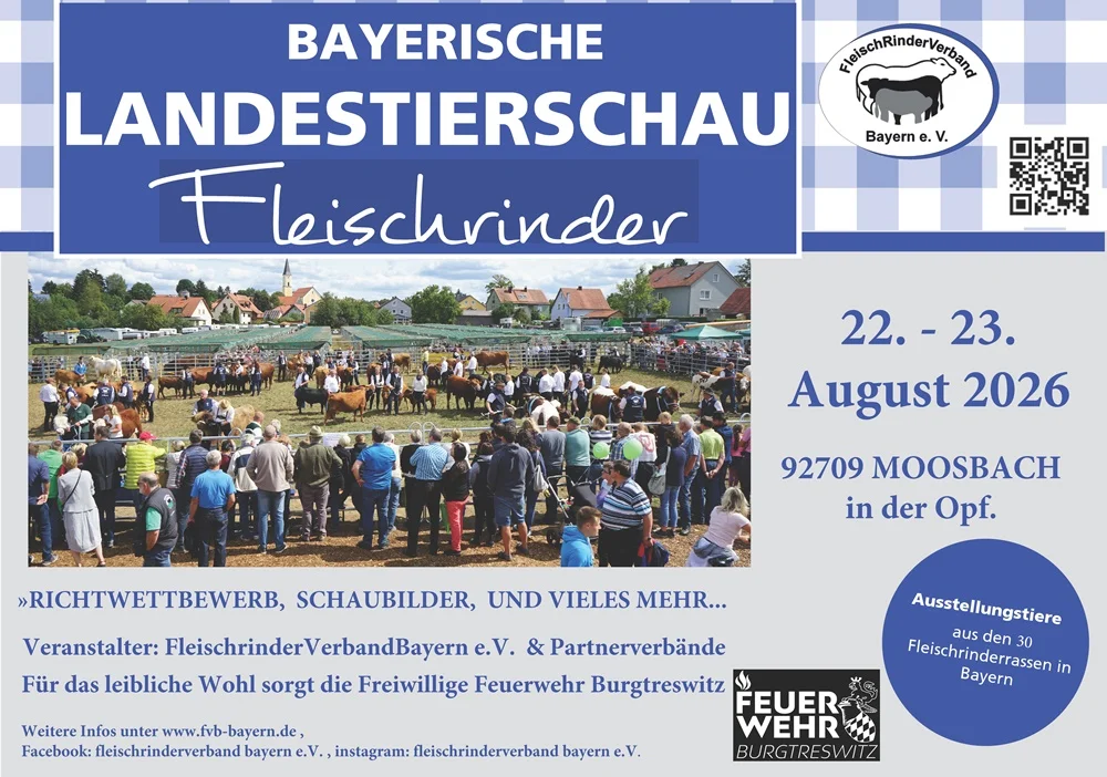 Bayerische Landestierschau Fleischrinder 2026 Bayerische Landestierschau Fleischrinder 2026
