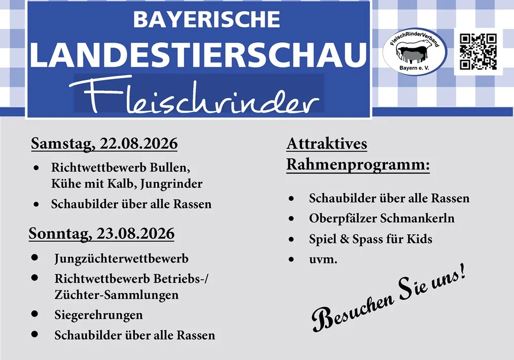 Bayerische Landestierschau Fleischrinder 2026 Bayerische Landestierschau Fleischrinder 2026